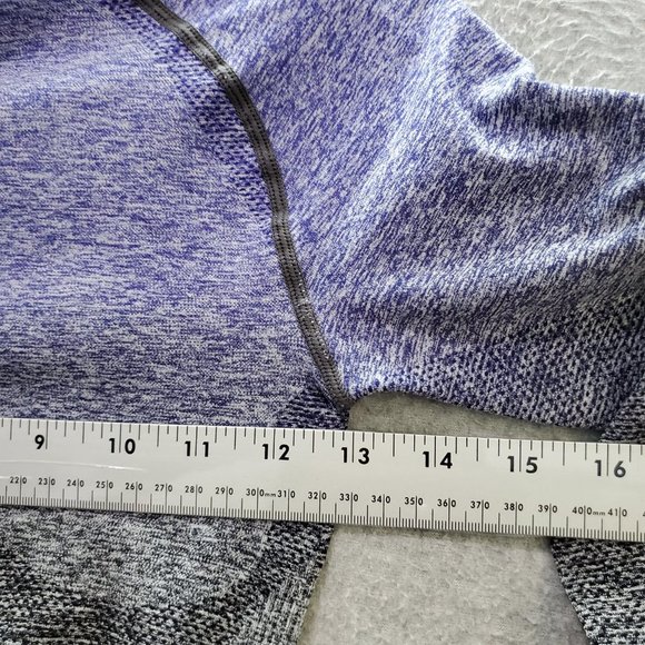 Gymshark Women Sweatshirt‎ Small Purple Ombre Cropped Logo Long Sleeve - Picture 6 of 10
